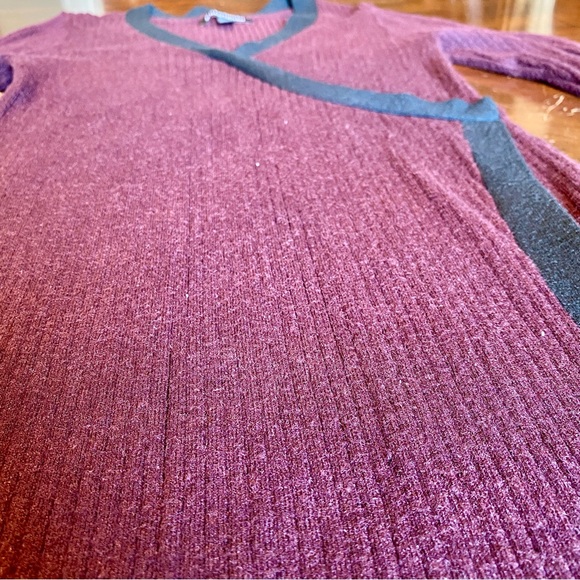 41 Hawthorn “Blaire” surplice sweater dress - Picture 16 of 16